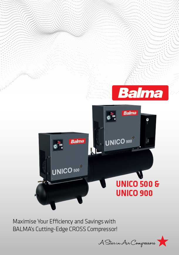 Ruuvikompressori Cator Balma Unico 500 & 900